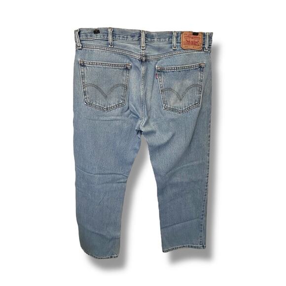 Levi’s Mens Light Wash Straight Fit 505 Jeans, Blue, size W38xL29 - Picture 3 of 16